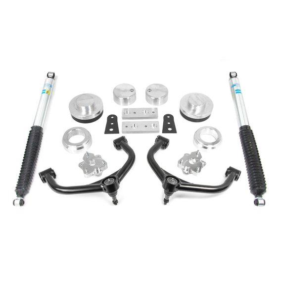 ReadyLIFT 2009-2023 Dodge/Ram 1500 Classic 4'' Front with 2'' Rear SST Lift Kit With Rear Bilstei...