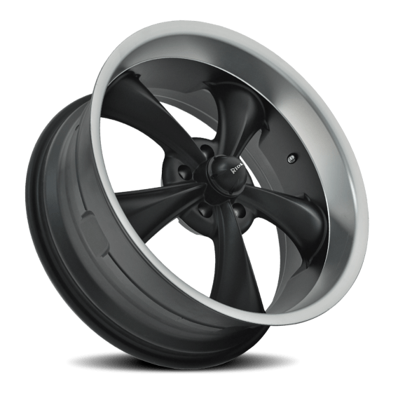 695 MB Matte Black / Machined Lip