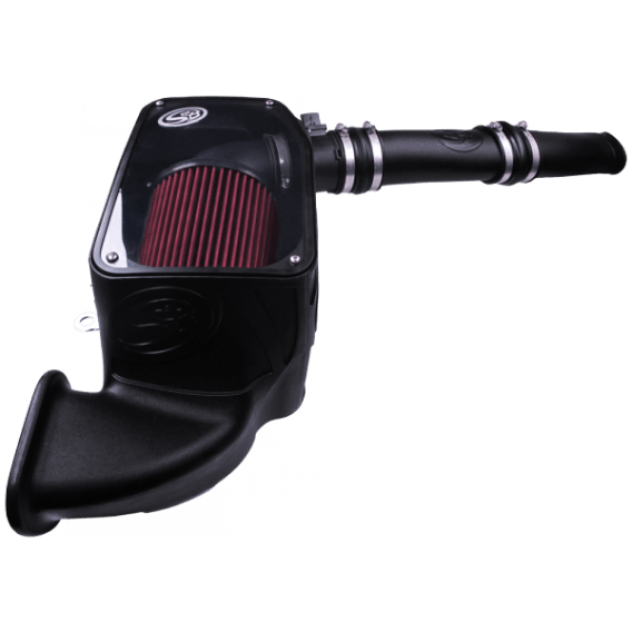 Cold Air Intake For 14-18 Dodge Ram 1500 3.0L EcoDiesel V6 Cotton Cleanable Red S&B