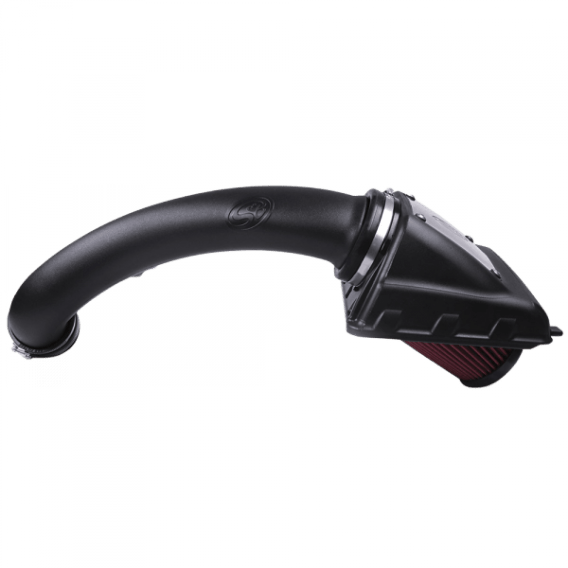 Cold Air Intake For 11-14 Ford F150 V8-5.0L Oiled Cotton Cleanable Red S&B