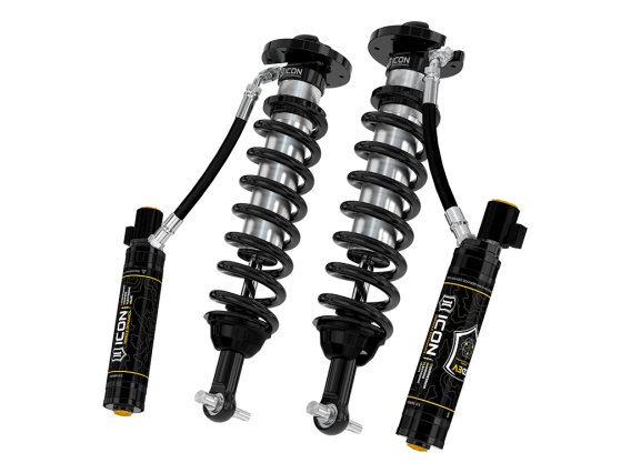 ICON 2022-2023 Ford F-150 Lightning, Lowered 0-2", 2.5 VS Remote Reservoir CDEV Coilover Kit, Fro...