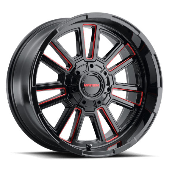 Apollo 8115 RD Gloss Black / Prism Red Milled