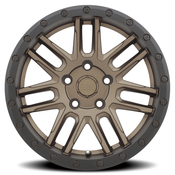 Arches BRZ Matte Bronze / Black Lip Edge-Black Bolts