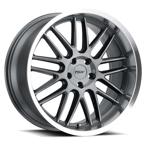 Avalon GY Gunmetal / Brushed Gunmetal-Machined Lip