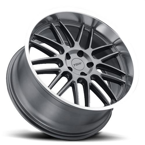 Avalon GY Gunmetal / Brushed Gunmetal-Machined Lip