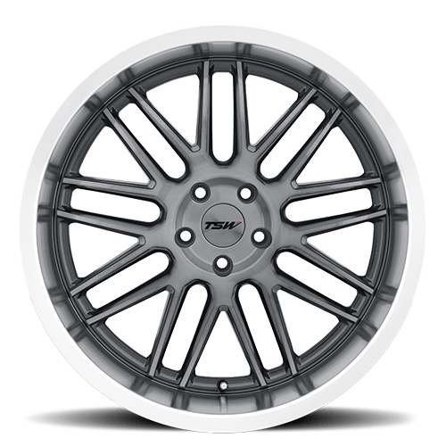 Avalon GY Gunmetal / Brushed Gunmetal-Machined Lip