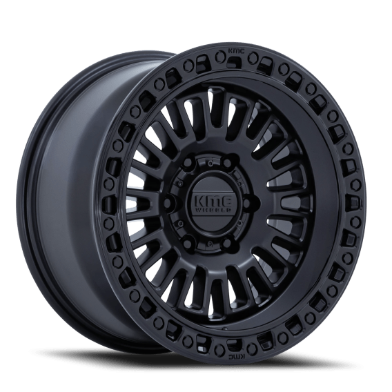 Aztec KM554 MB Matte Black / Gloss Black Lip