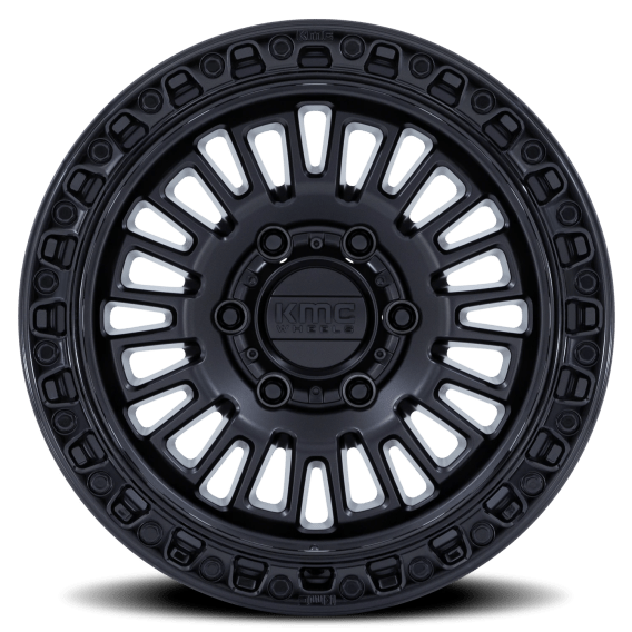 Aztec KM554 MB Matte Black / Gloss Black Lip