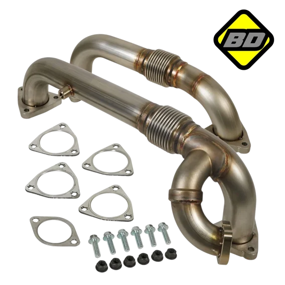 Up-Pipes Kit w/EGR Connector - Ford 2008-2010 6.4L F-250/F-350/F-450/F-550