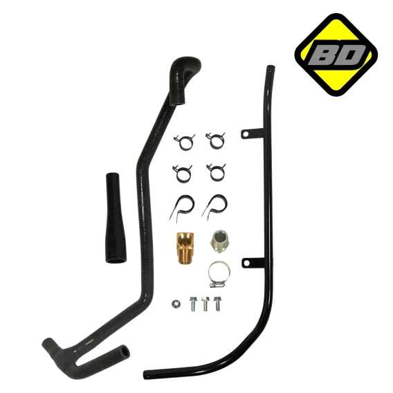 Coolant Tube Relocation Kit, Howler Turbo - Dodge Automatic 2003-2005 5.9L