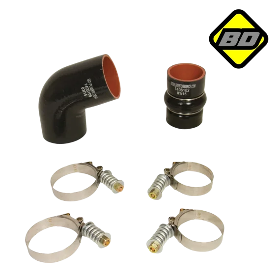 Intercooler Hose & Clamp Kit - 2006-2010 Chevy Duramax (Driver's Side)