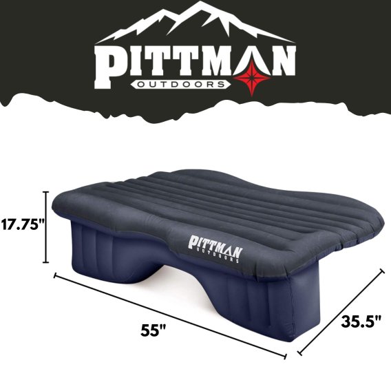 Inflatable Rear Seat Air Mattress - Mid-Size. Fits Jeeps, Car, SUV's & Mid-size Trucks