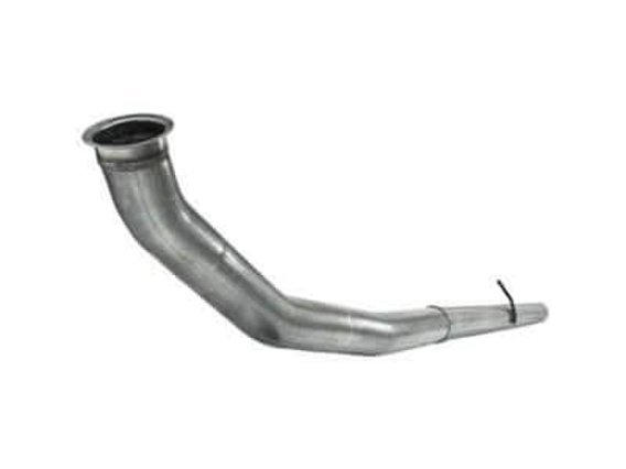 P1 4" Down pipe, Race Pipe, without bungs, T409 Stainless, 2007-2012 RAM 2500/3500 6.7L