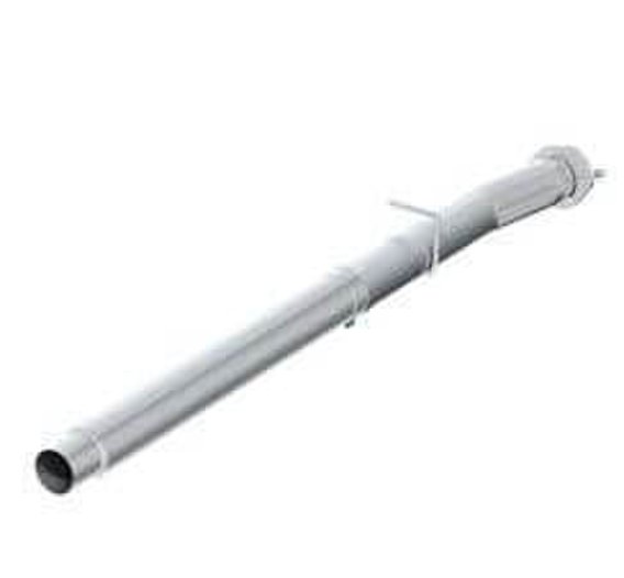 P1 4" Race Pipe, without bungs, T409 Stainless, 2008-2010 Ford F250/350/450 6.4L