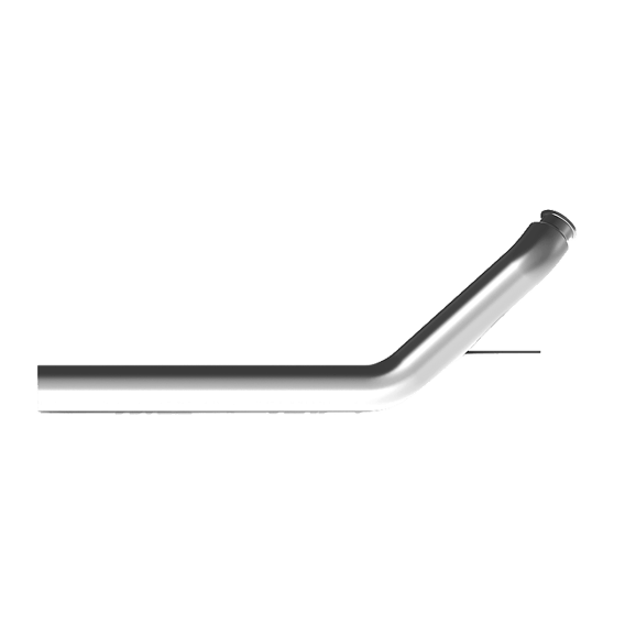 4 Inch Down-Pipe Aluminized Steel For 03-04 Dodge Ram Cummins MBRP