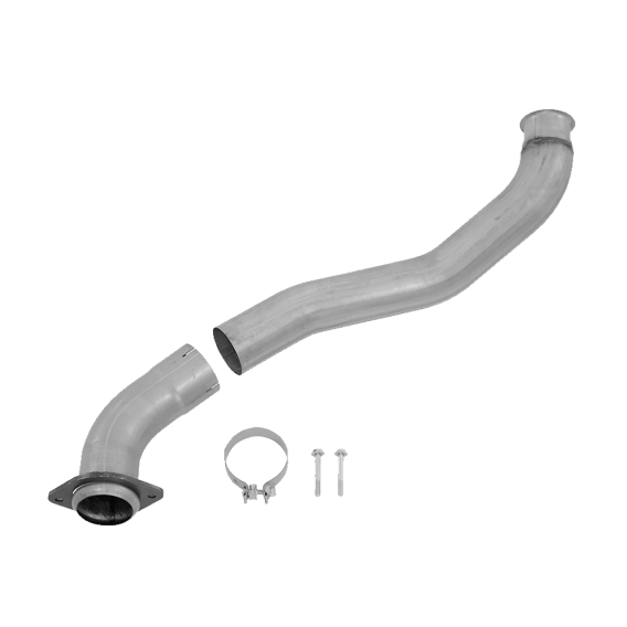 Turbo Down Pipe Aluminized Steel For 08-10 Ford F250/350/450 6.4L Powerstroke MBRP