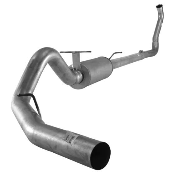 4" Aluminized Turbo Back Single With Muffler  Manual Only