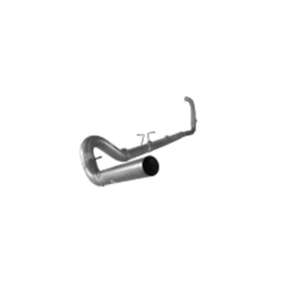 5" Aluminized Turbo Back Single NO Muffler
