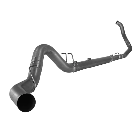 4" Aluminized Turbo Back Single NO Muffler