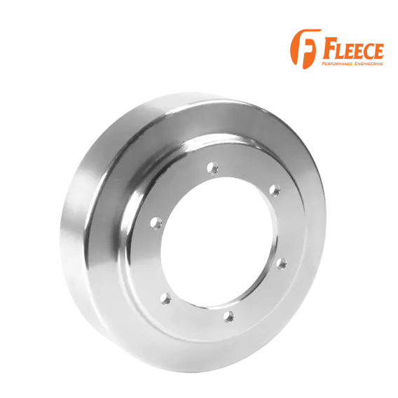 Fan Drive Pulley Bare Aluminum Finish 2013-2018 Ram 2500/3500 Cummins