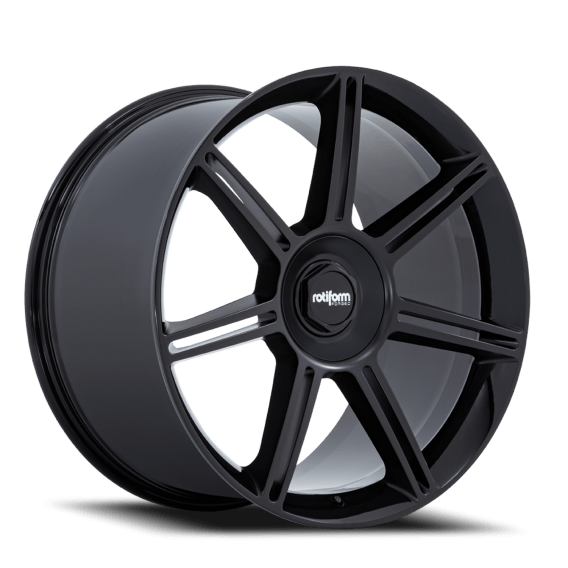 FRA GB Gloss Black / Matte Black Spokes
