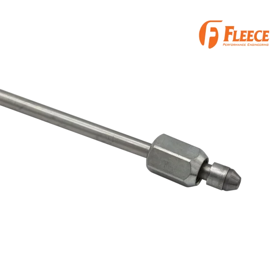 24 Inch High Pressure Fuel Line 8mm x 3.5mm Line M14 x 1.5 Nuts Fleece Performance