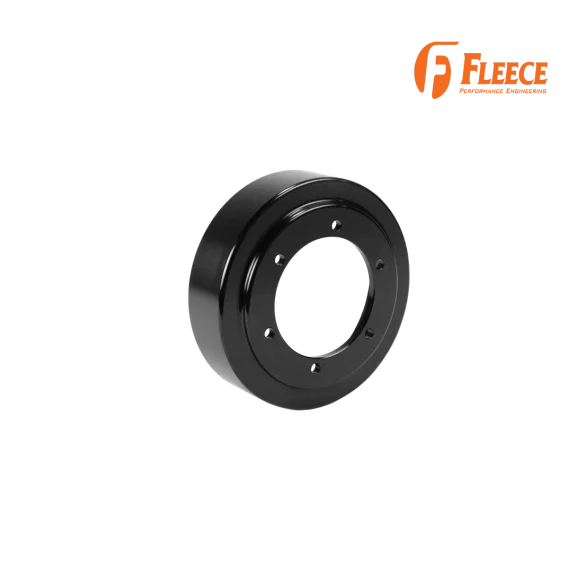 Billet Aluminum Fan Drive Pulley Black Anodized Finish 2013-18 Ram 2500/3500 6.7 Cummins Fleece P...