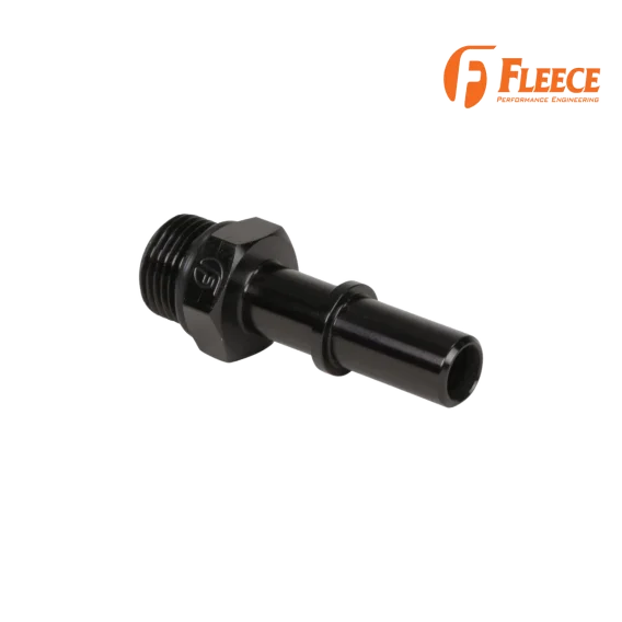 1/2 Inch Quick Connect to 3/4 Inch-16 O-ring (-8 AN) Fleece Performance Front View