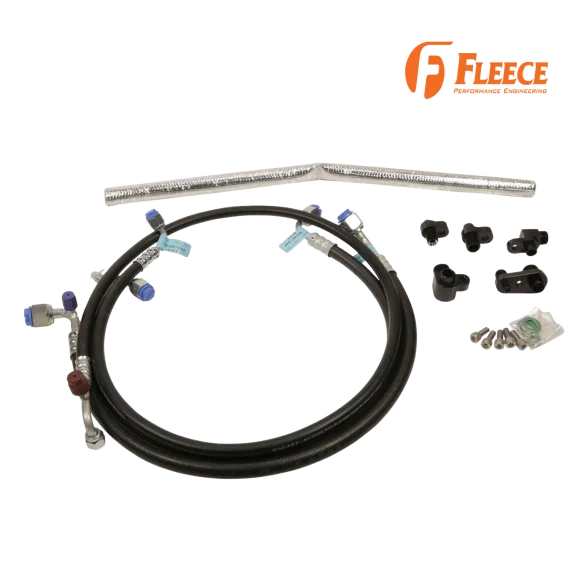 A/C Line Reroute Kit 2013-2018 Ram 2500/3500 6.7L Cummins Fleece Performance