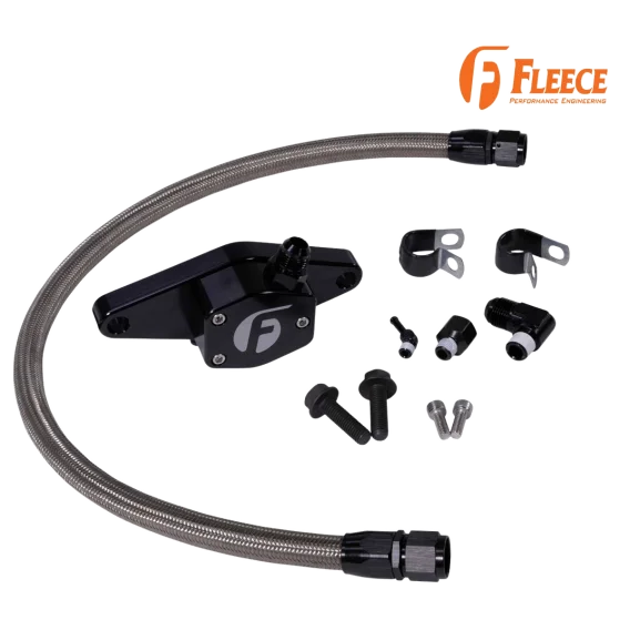 Cummins Coolant Bypass Kit with Stainless Steel Braided Line 94-98 Dodge Ram 2500/3500 5.9 Cummin...