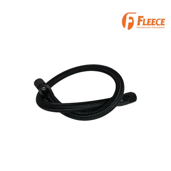 34.5 Inch Common Rail&VP44 Cummins Coolant Bypass Hose Black Nylon Braided 1998.5-2018 Ram 2500/3...