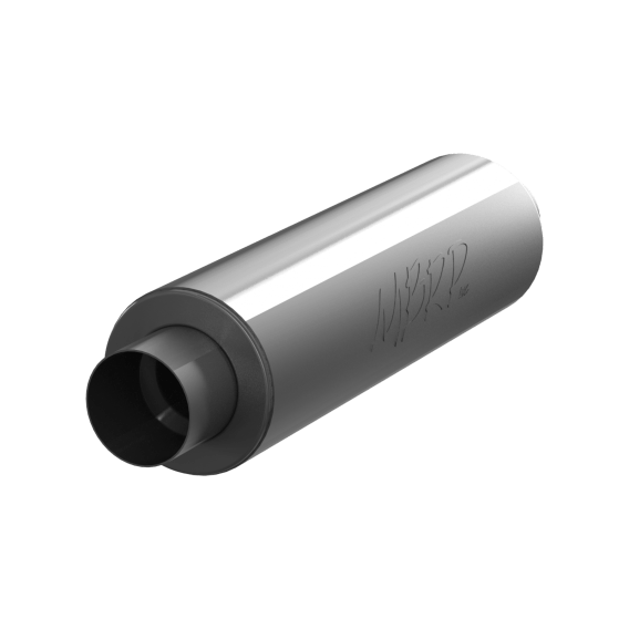 5 Inch ID Inlet/Outlet 31 Inch Exhaust Pipe Single Muffler T409 Stainless Steel MBRP