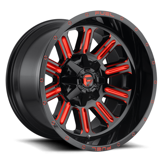 Hardline D621 Gloss Black / Candy Red