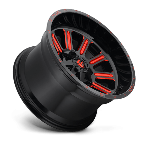 Hardline D621 Gloss Black / Candy Red