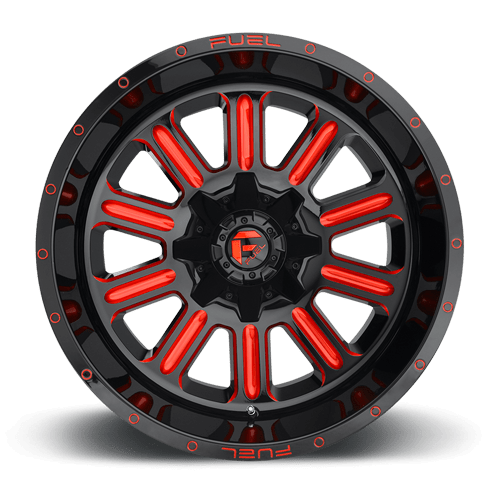 Hardline D621 Gloss Black / Candy Red