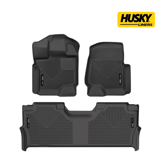 Husky X-act Front & 2nd Seat Floor Liners 53468