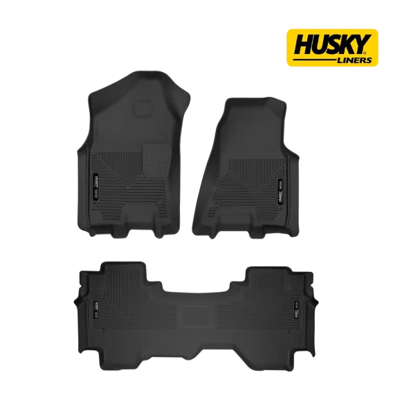 Husky X-act Front & 2nd Seat Floor Liners 53698