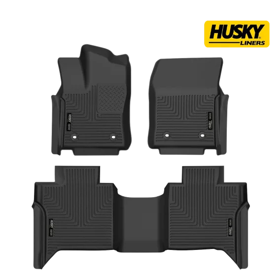 Husky X-act Front & 2nd Seat Floor Liners 53798