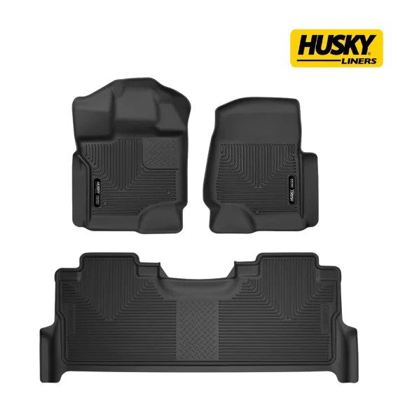 Husky X-act Front & 2nd Seat Floor Liners 53388