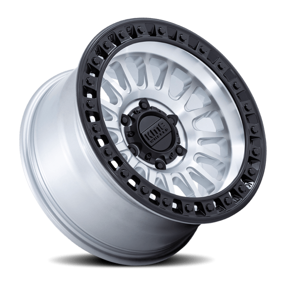IMS KM552 DB Machined Silver / Matte Black Lip