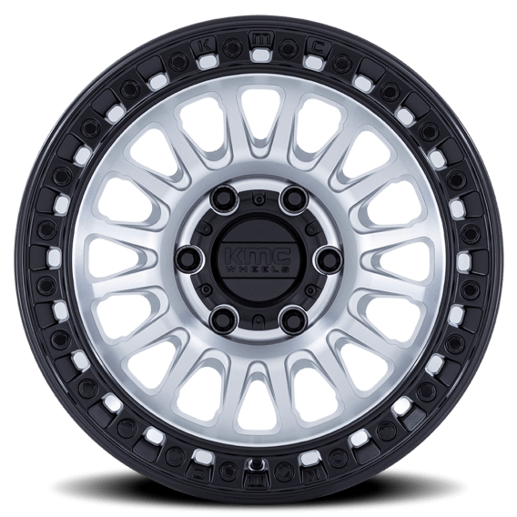 IMS KM552 DB Machined Silver / Matte Black Lip