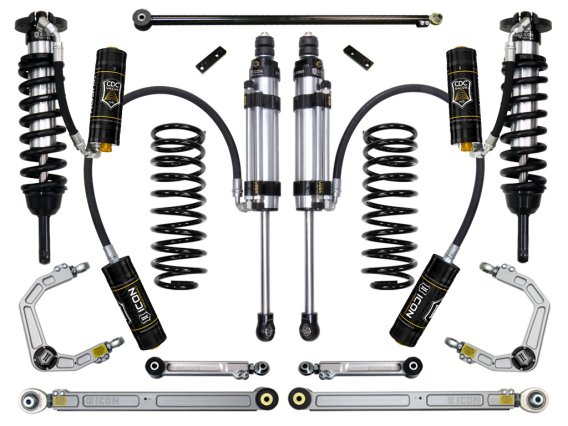 ICON 2010-2023 Toyota 4Runner/2010-2014 Toyota FJ Cruiser, 0-3.5" Lift Stage 8 Suspension System,...