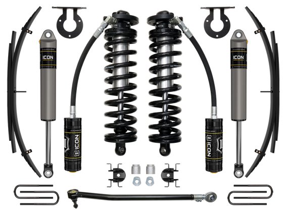 ICON 2017-2023 Ford F-250/F-350 Super Duty 4WD, 2.5-3" Lift, Stage 2 Coilover System w/ Expansion...