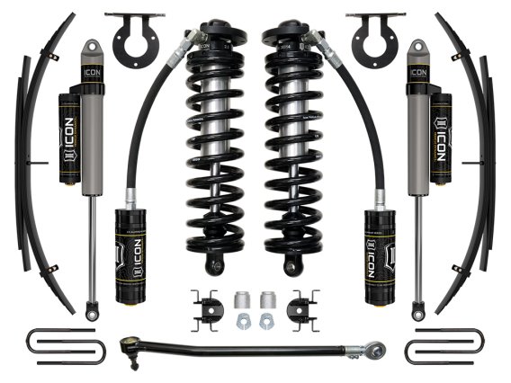 ICON 17-23 Ford F250/F350, 2.5-3" Lift, Stage 3 Coilover System w/ Leaf Springs
