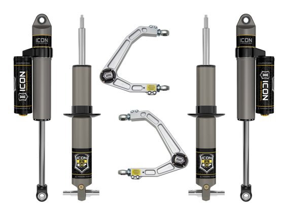 ICON 19-23 GM 1500, 2.375-3.75" Lift, Stage 3 EXP Suspension System, Billet
