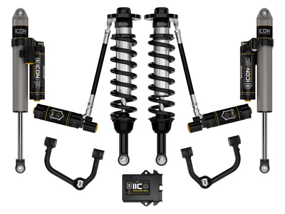 ICON 2021-2023 Ford F-150 4WD, 2.75-3.5" Lift, Stage 5 Suspension System, Tubular UCA