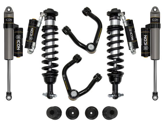 ICON 20-23 Ford Ranger, 0-3.5" Lift, Stage 4 Susp Sys, Tubular UCA Steel Knuckle