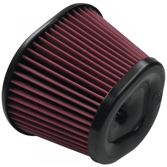 Air Filter For Intake Kits 75-5068 Oiled Cotton Cleanable Red S&B