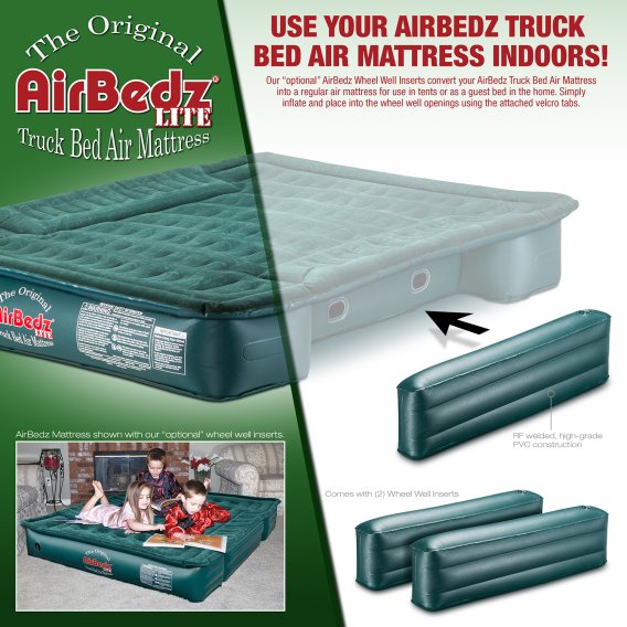 AirBedz Lite by Pittman Outdoors - PPI PVAC5 Inflatable Wheel Well Side Inserts Fits - PPI PV202C...