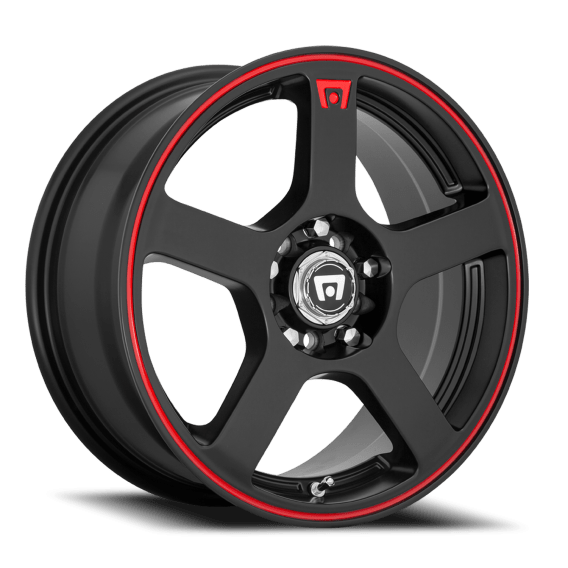 MR116 FS5 MBR Matte Black / Red Stripe